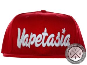 Vapetasia Snapback Cap -White Logo