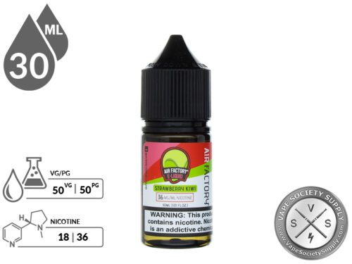 Air Factory Salts 30ml Strawberry Kiwi EJuice