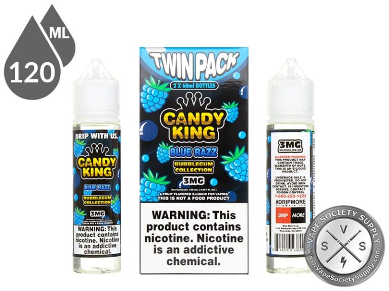 Blue Razz CANDY KING BUBBLEGUM COLLECTION 120ml