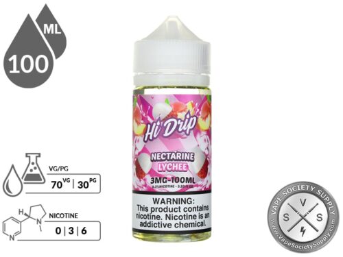 Hi Drip 100ml Nectarine Lychee Vape