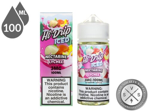 Hi Drip Iced 100ml Nectarine Lychee Iced E Juice