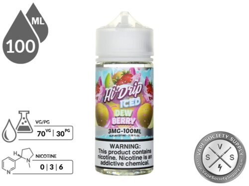 Hi Drip Iced 100ml Dew Berry Iced EJuice