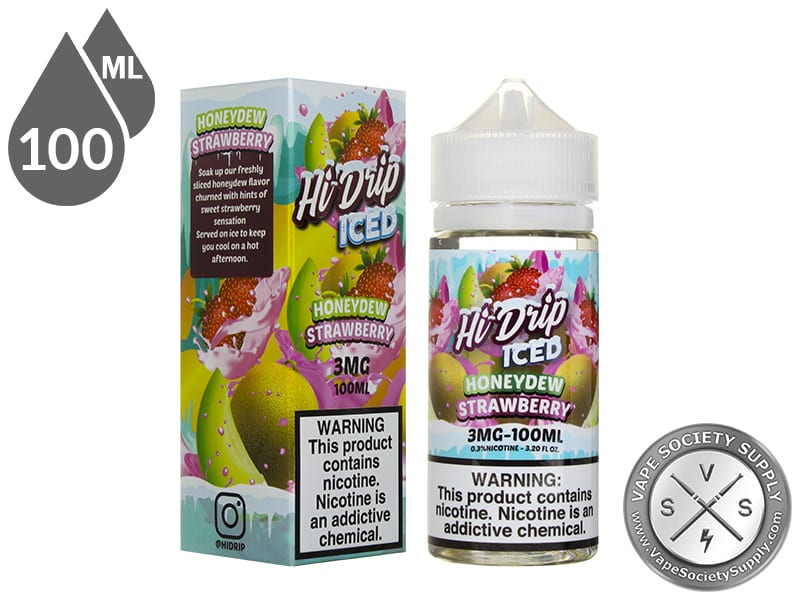 Honeydew Strawberry Iced by HI-DRIP E-liquid 100ml ⋆ $11.99