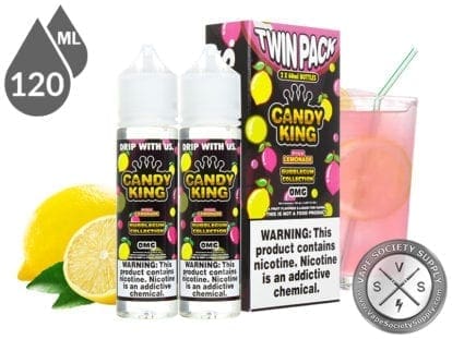 Pink Lemonade Bubblegum by Candy King 120ml