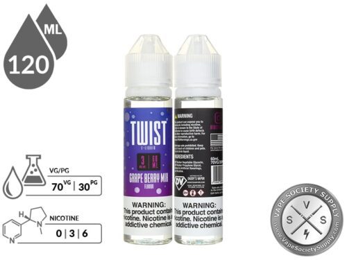 Twist 120ml Purple Grape EJuice