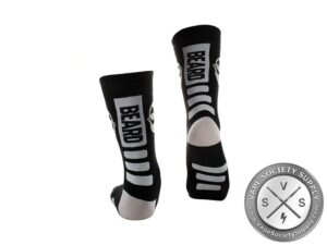 Beard Vape Co Mid Socks black white beard clothes