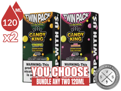 Candy King Bubblegum Collection Bundle 2 120ml (240ml)