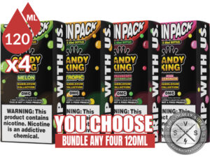 Candy King Bubblegum Collection Bundle 4 120ml (480ml)