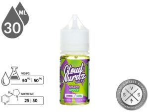 Cloud Nurdz Salts 30ml Grape Apple E Liquid