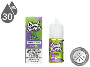 Cloud Nurdz Salts 30ml Grape Apple EJuice