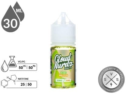 Cloud Nurdz Salts 30ml Kiwi Melon Vape Juice