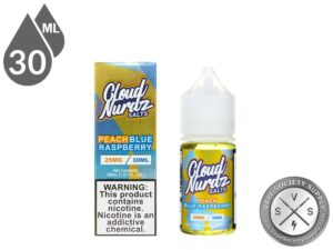 Cloud Nurdz Salts 30ml Peach Blue Raspberry E Juice
