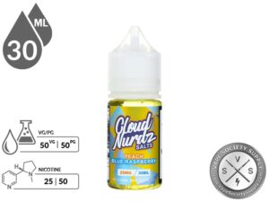 Cloud Nurdz Salts 30ml Peach Blue Raspberry EJuice