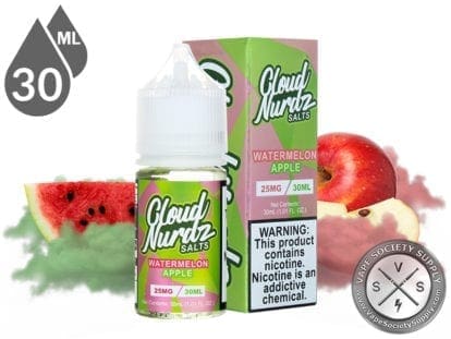 Cloud Nurdz Salts 30ml Watermelon Apple
