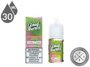 Cloud Nurdz Salts 30ml Watermelon Apple E Juice