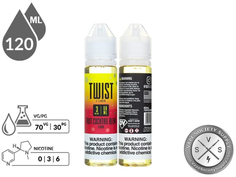 Cocktail Blend By Twist ELiquid 120ml ⋆ Vape Society Supply