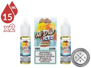 Hi Drip Iced Salts 30ml Peachy Mango E Juice