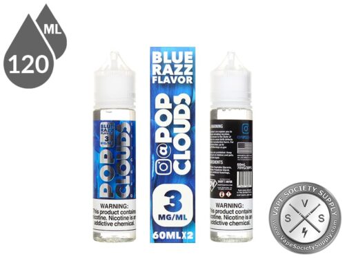 Pop Clouds 120ml Blue Razz E Liquid