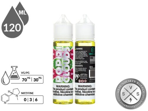 Pop Clouds 120ml Watermelon Vape Juice