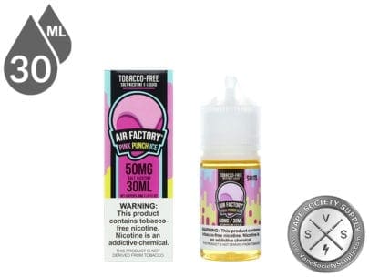 Air Factory TFN Salts 30ml Pink Punch Ice E Juice