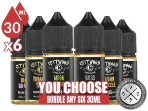 Cuttwood E-Liquid Salt Bundle 6 30ml (180ml)