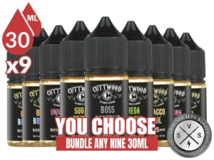 Cuttwood E-Liquid Salt Bundle 9 30ml (270ml)