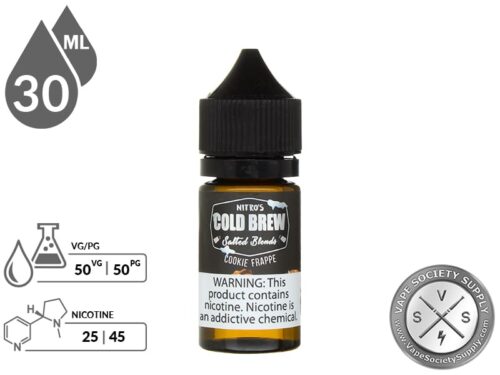 Nitros Cold Brew Salted Blends 30ml Cookie Frappe eliquid