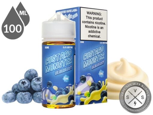 Custard Monster 100ml Blueberry