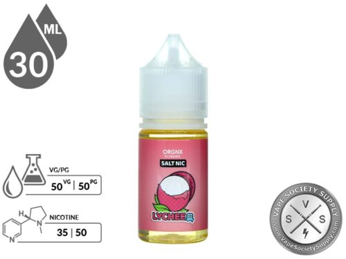 ORGNX Nic Salt 30ml Lychee Ice E Juice