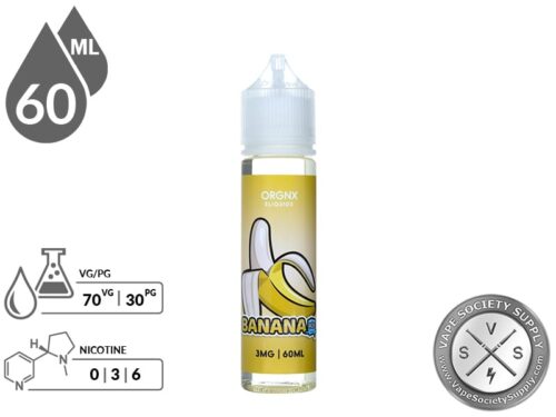 ORGNX 60ml Banana Ice E Liquids