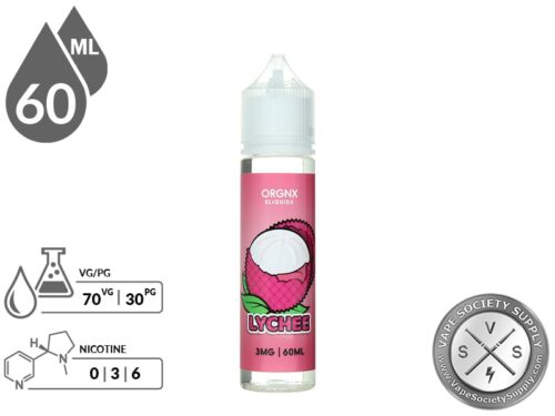 ORGNX 60ml Lychee EJuice