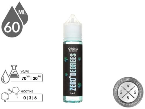 ORGNX 60ml Zero Degrees E Liquid