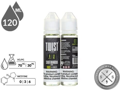 Twist 120ml Rainbow No 1 E Liquid