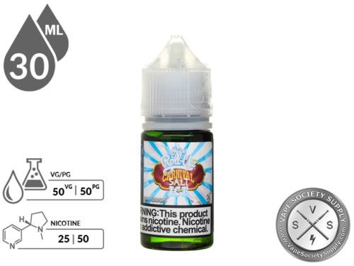Juice Roll Upz Carnival Ice Salt 30ml Blue Cotton Candy E Liquid