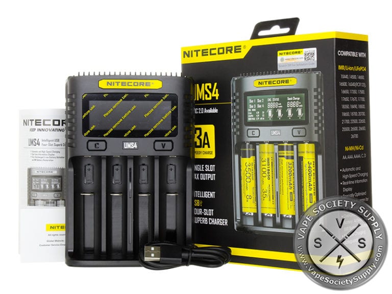 Nitecore UMS4 3A Smart Charger