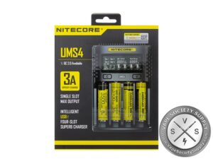 Nitecore UMS4 3A Smart Charger USB