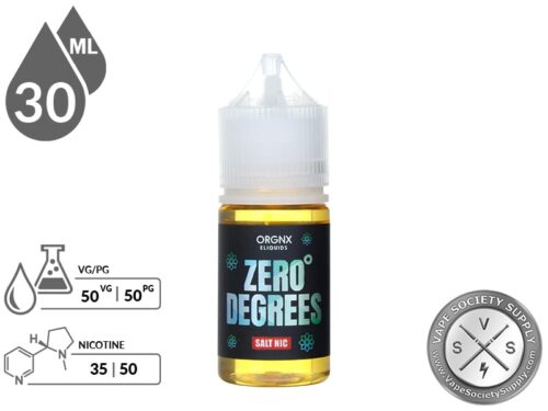 ORGNX Nic Salt 30ml Zero Degrees E Juice