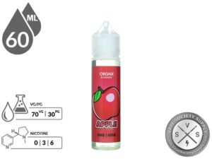 ORGNX E-Liquids 60ml Apple Fruit E-Juice