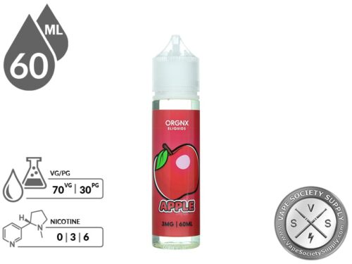 ORGNX E-Liquids 60ml Apple Fruit E-Juice