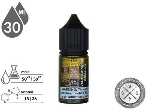 Humble Salts 30ml Vanilla Almond Tobacco EJuice