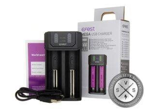 EFEST Mega USB 2 Bay Charger