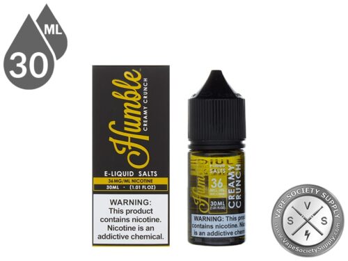 Humble Salts 30ml Creamy Crunch E Juice