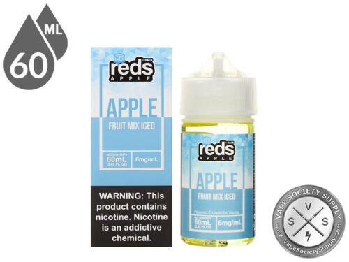 Reds Apple Iced 60ml Fruit Mix Iced Vape Juice