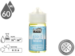 Reds Apple Iced 60ml Fruit Mix Iced E Liquids