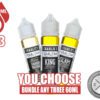Charlies Chalk Dust Black Bundle 60ml x3