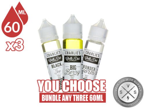 Charlies Chalk Dust White Bundle 60ml x3