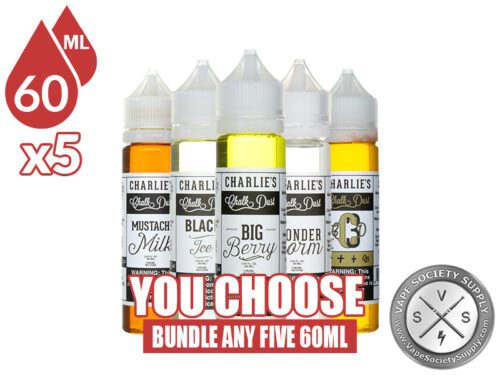 Charlies Chalk Dust White Bundle 60ml x5