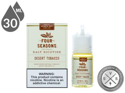 Four Seasons SALT 30ml Desert Tobacco EJuice