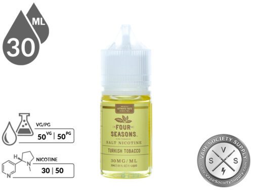 Four Seasons SALT 30ml Turkish Tobacco E Liquid