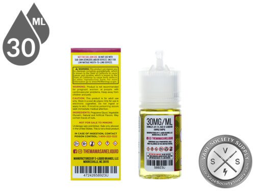 Mamasan Salt 30ml Graham Slam E Liquid